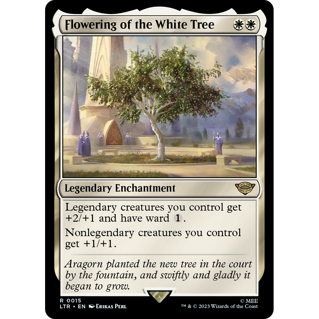 Flowering of the White Tree (LTR-015) - The Lord of the Rings: Tales of Middle-earth Foil
