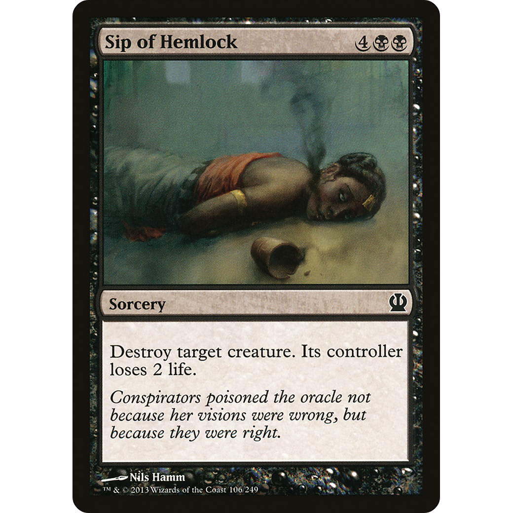Sip of Hemlock (THS-106) - Theros Foil