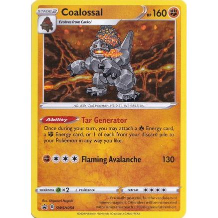 Coalossal - SWSH054 SWSH054/307 - SWSH Sword & Shield Promo Cards Holofoil