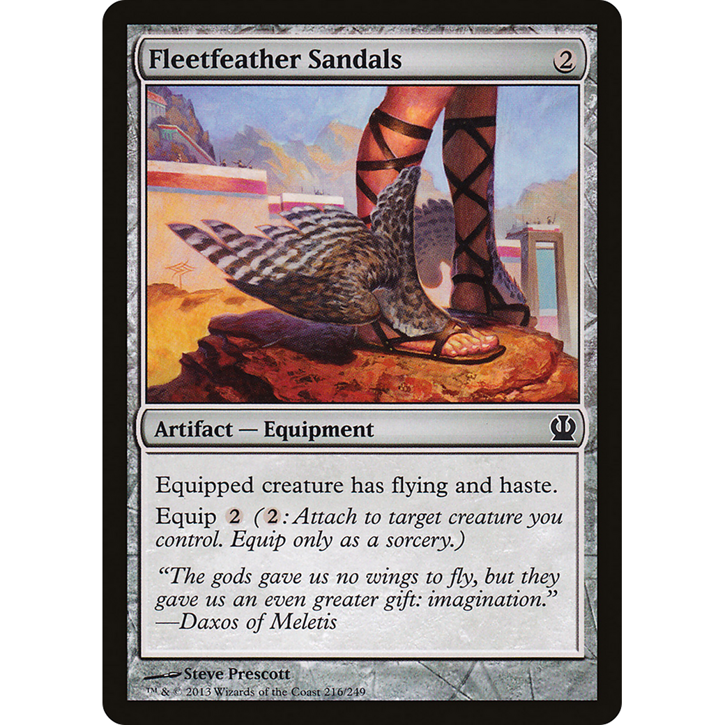 Fleetfeather Sandals (THS-216) - Theros