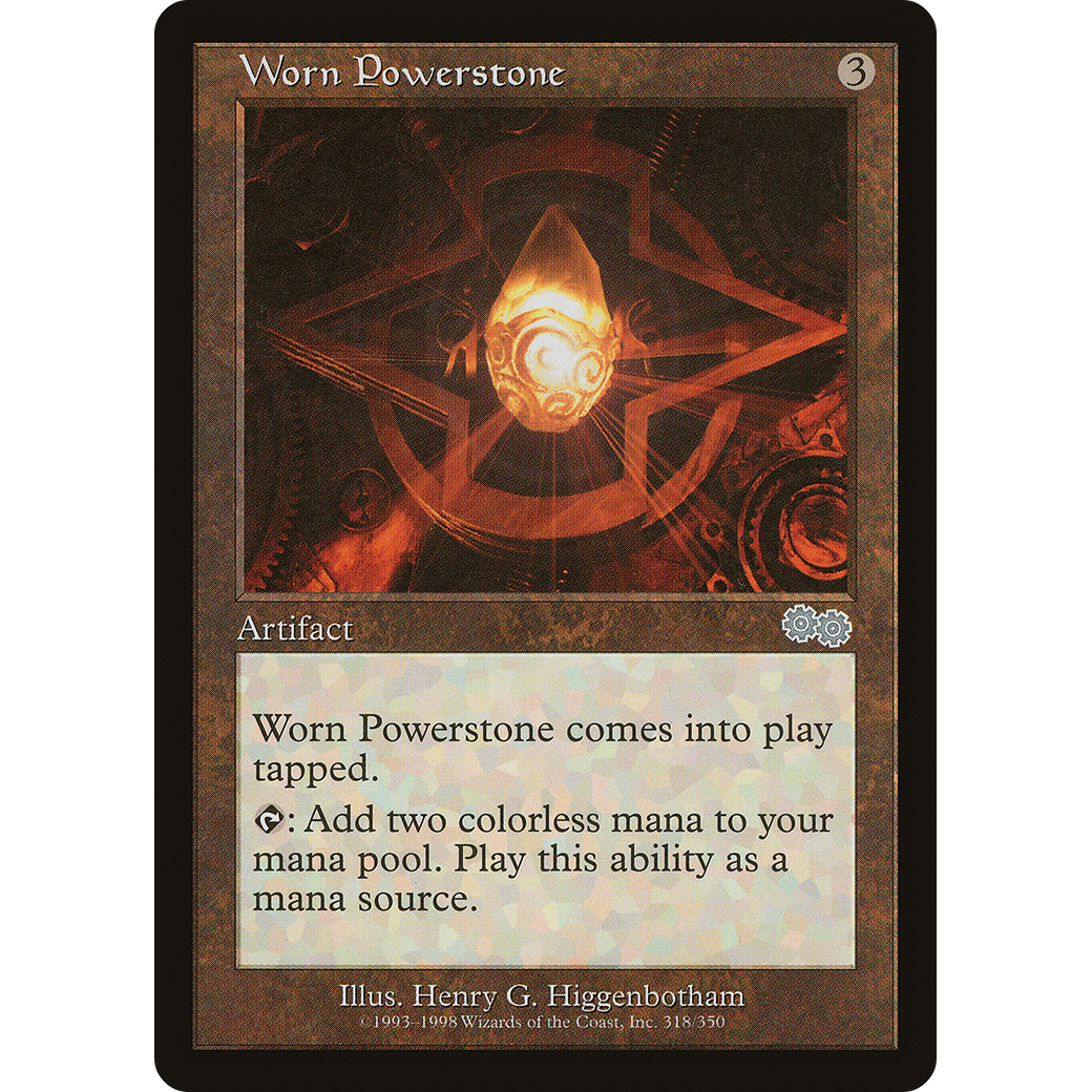 Worn Powerstone (USG-318) - Urza's Saga