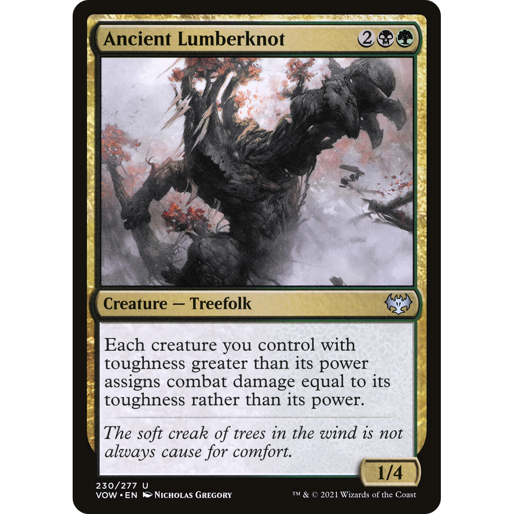 Ancient Lumberknot (VOW-230) - Innistrad: Crimson Vow Foil