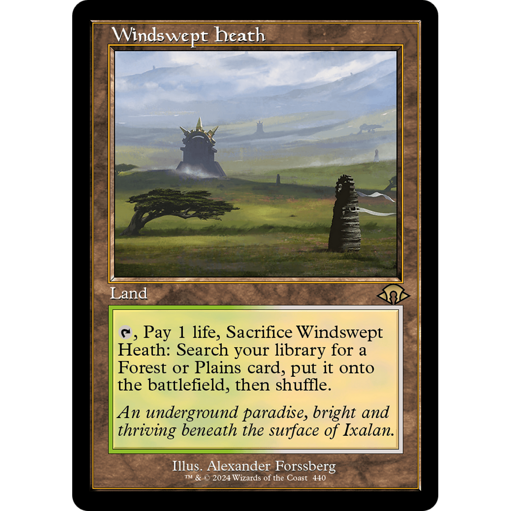 Windswept Heath (Retro Frame) (MH3-440) - Modern Horizons 3 Foil