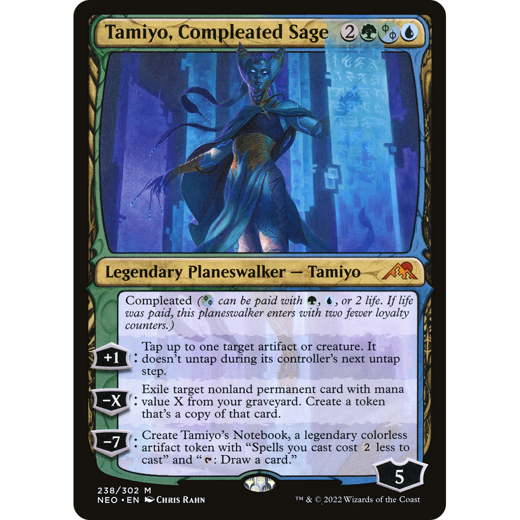 Tamiyo, Compleated Sage (NEO-238) - Kamigawa: Neon Dynasty