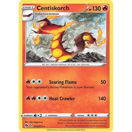 Centiskorch 10/73 - Champions Path Holofoil