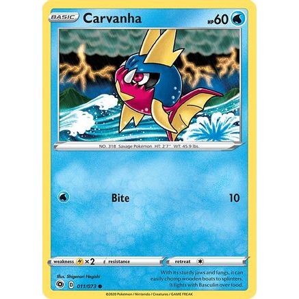 Carvanha 11/73 - Champions Path Reverse Holofoil