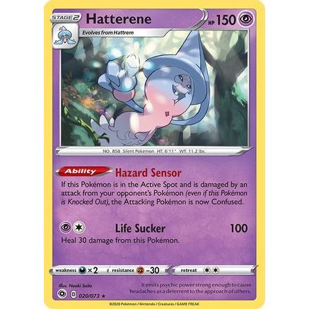 Hatterene 20/73 - Champions Path Holofoil