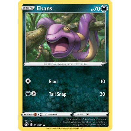 Ekans 33/73 - Champions Path Reverse Holofoil