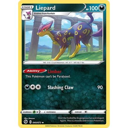 Liepard 40/73 - Champions Path Reverse Holofoil