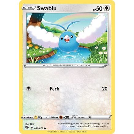 Swablu 48/73 - Champions Path Reverse Holofoil