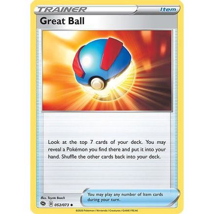 Great Ball 52/73 - Champions Path Reverse Holofoil