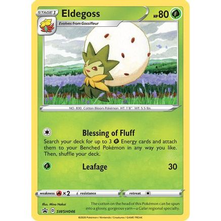Eldegoss - SWSH046 SWSH046/307 - SWSH Sword & Shield Promo Cards Holofoil