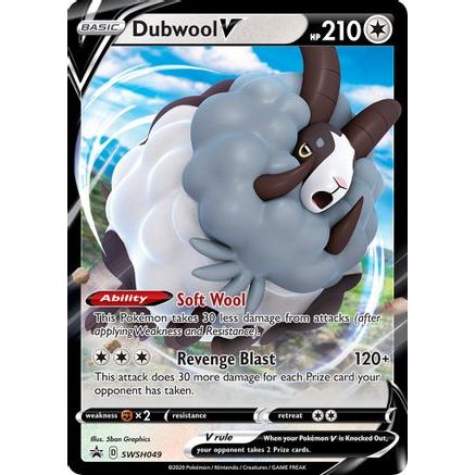Dubwool V - SWSH049 SWSH049/307 - SWSH Sword & Shield Promo Cards Holofoil