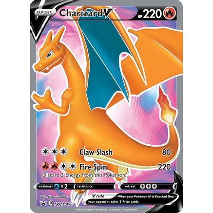 Charizard V - SWSH050 SWSH050/307 - SWSH Sword & Shield Promo Cards Holofoil
