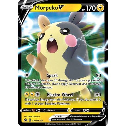 Morpeko V - SWSH056 SWSH056/307 - SWSH Sword & Shield Promo Cards Holofoil