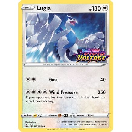 Lugia - SWSH069 (Prerelease) SWSH069/307 - SWSH Sword & Shield Promo Cards Holofoil