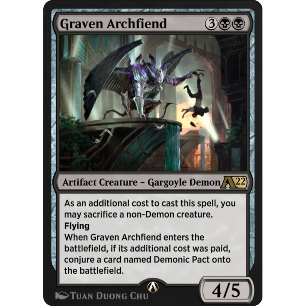 Graven Archfiend (YSNC-007) - Alchemy: New Capenna