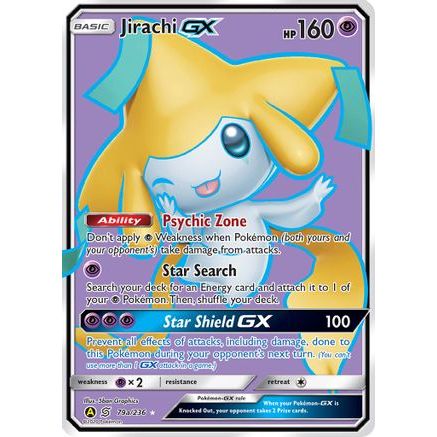 Jirachi GX - 79a/236 79a/236 - Alternate Art Promos Holofoil