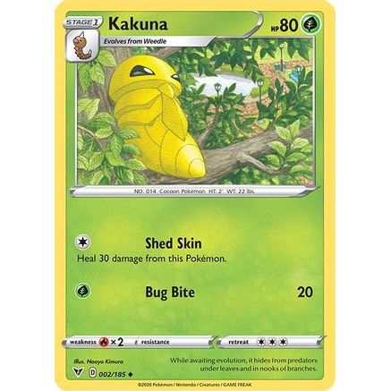 Kakuna 2/185 - SWSH04 Vivid Voltage Reverse Holofoil