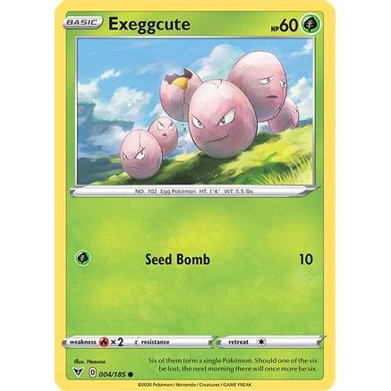 Exeggcute 4/185 - SWSH04 Vivid Voltage Reverse Holofoil
