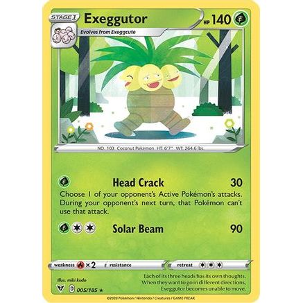 Exeggutor 5/185 - SWSH04 Vivid Voltage Reverse Holofoil