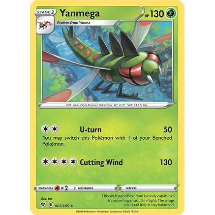 Yanmega 7/185 - SWSH04 Vivid Voltage