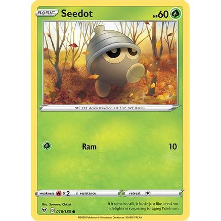 Seedot 10/185 - SWSH04 Vivid Voltage Reverse Holofoil