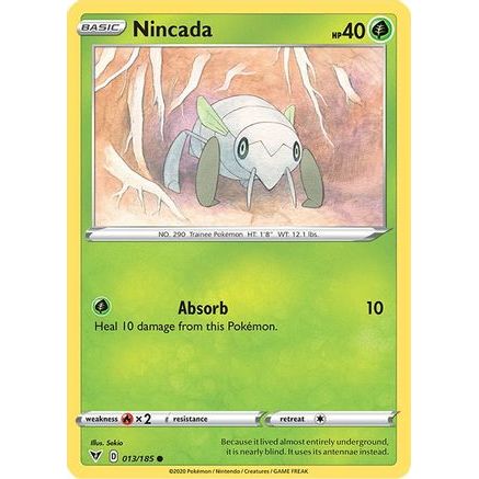 Nincada 13/185 - SWSH04 Vivid Voltage