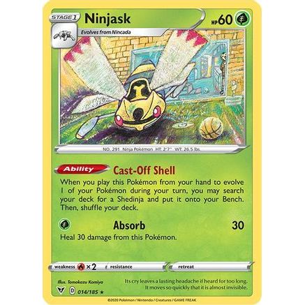 Ninjask 14/185 - SWSH04 Vivid Voltage