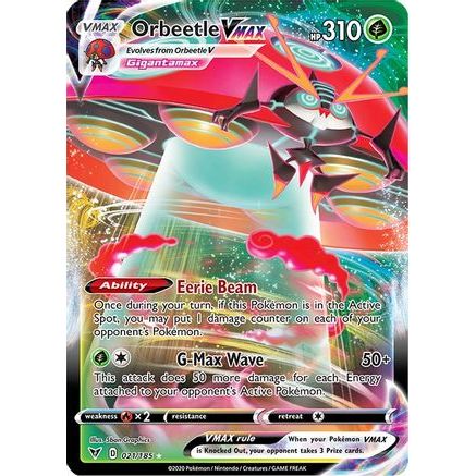 Orbeetle VMAX 21/185 - SWSH04 Vivid Voltage Holofoil