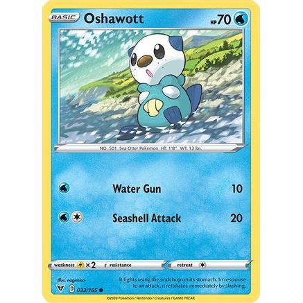 Oshawott 33/185 - SWSH04 Vivid Voltage