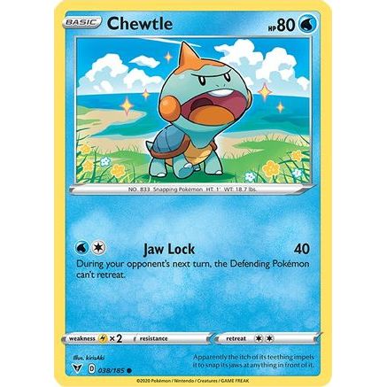 Chewtle 38/185 - SWSH04 Vivid Voltage Reverse Holofoil