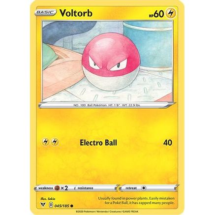 Voltorb 45/185 - SWSH04 Vivid Voltage Reverse Holofoil