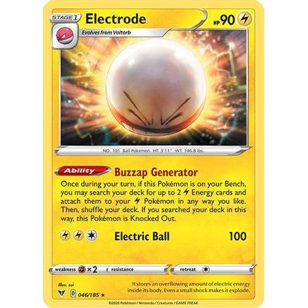 Electrode 46/185 - SWSH04 Vivid Voltage Reverse Holofoil