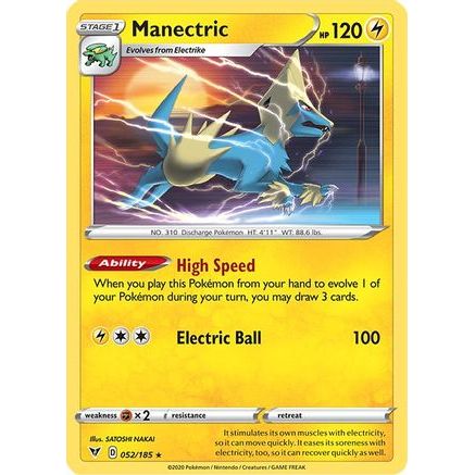 Manectric 52/185 - SWSH04 Vivid Voltage Reverse Holofoil
