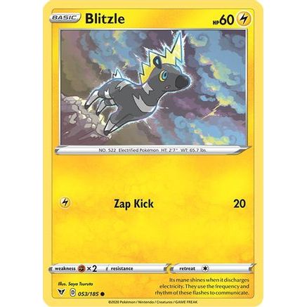 Blitzle 53/185 - SWSH04 Vivid Voltage Reverse Holofoil