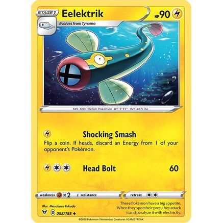 Eelektrik 58/185 - SWSH04 Vivid Voltage Reverse Holofoil