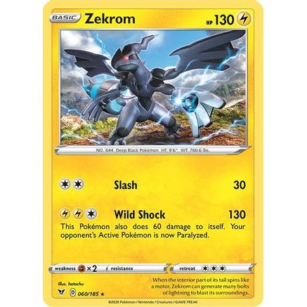 Zekrom 60/185 - SWSH04 Vivid Voltage Holofoil