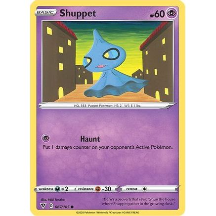 Shuppet 67/185 - SWSH04 Vivid Voltage