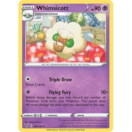 Whimsicott 76/185 - SWSH04 Vivid Voltage