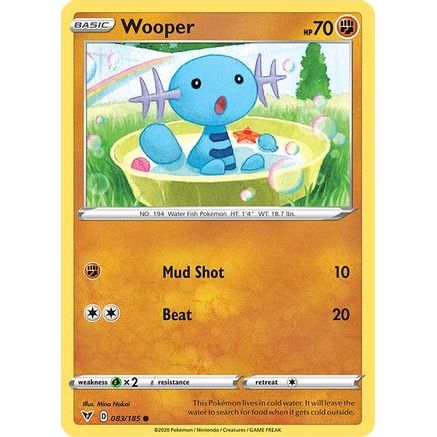 Wooper 83/185 - SWSH04 Vivid Voltage