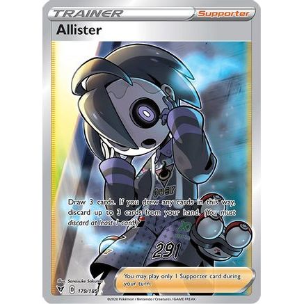 Allister (Full Art) 179/185 - SWSH04 Vivid Voltage Holofoil