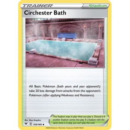Circhester Bath 150/185 - SWSH04 Vivid Voltage Reverse Holofoil