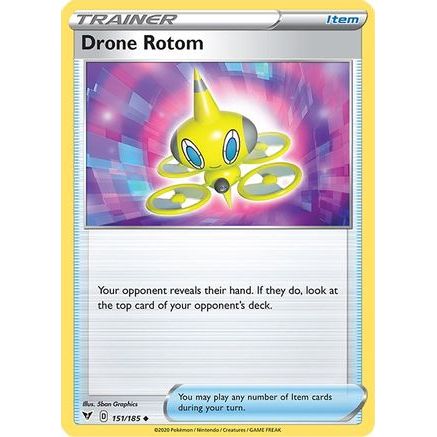 Drone Rotom 151/185 - SWSH04 Vivid Voltage