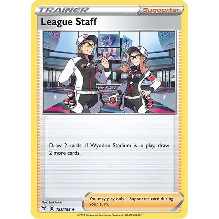 League Staff 153/185 - SWSH04 Vivid Voltage