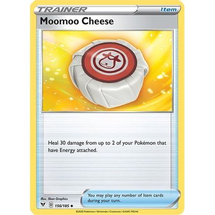 Moomoo Cheese 156/185 - SWSH04 Vivid Voltage Reverse Holofoil