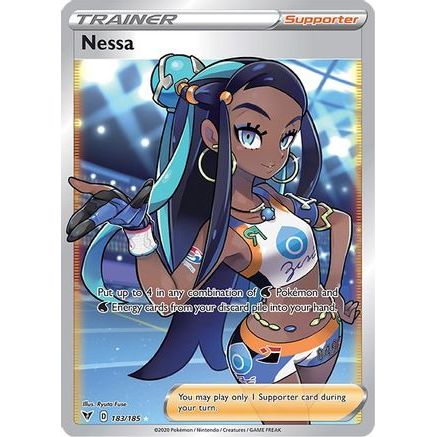 Nessa (Full Art) 183/185 - SWSH04 Vivid Voltage Holofoil