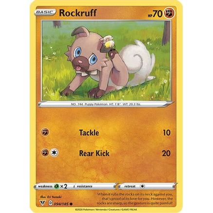 Rockruff 94/185 - SWSH04 Vivid Voltage