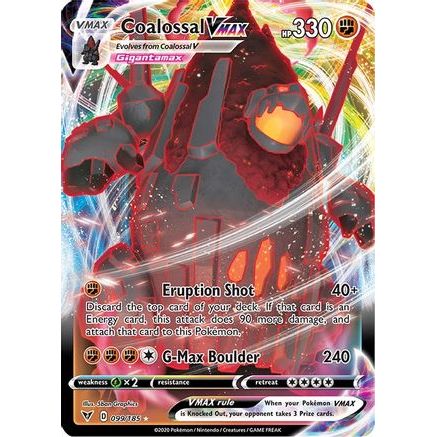 Coalossal VMAX 99/185 - SWSH04 Vivid Voltage Holofoil