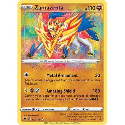 Zamazenta 102/185 - SWSH04 Vivid Voltage Holofoil